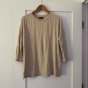 Men's Oak + Fort 3/4 sleeve shirt